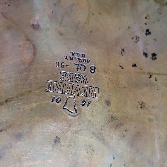 Revere Ware 8 Qt 1801 USA Stainless Steel Copper Bottom Stock Pot - Picture 4 of 4